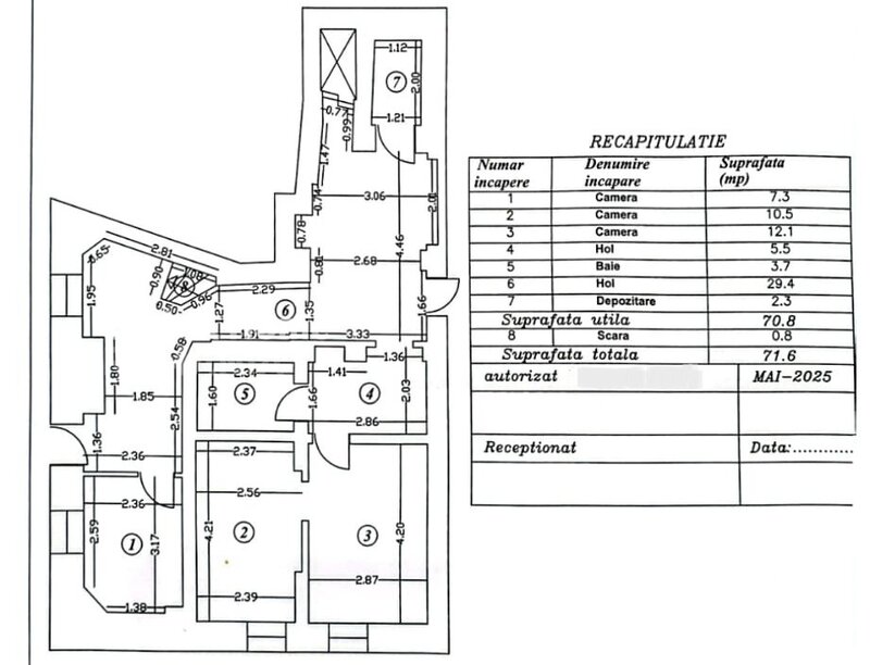 Lascar Catargiu, spatiu de birouri 4 camere 70.8 mp, vila interbelica